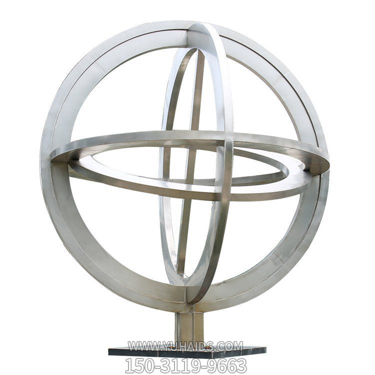 户外园林不锈钢创意景观圆环博鱼网页版摆件