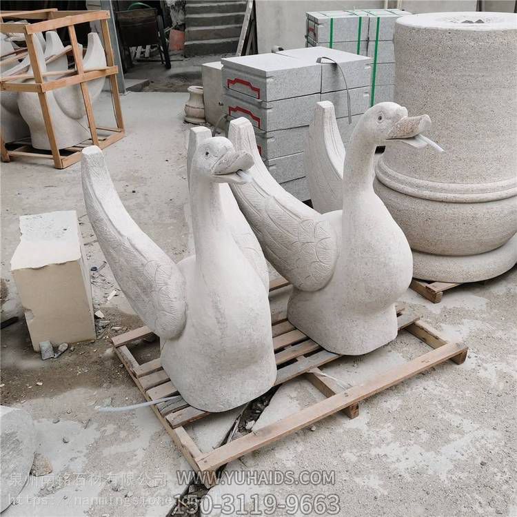 喷泉水景大理石石雕天鹅博鱼网页版