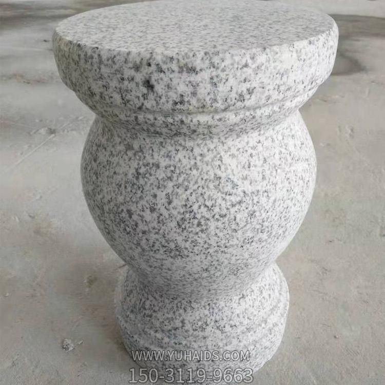 天然花岗岩雕刻仿鼓形圆柱石凳庭院摆件博鱼网页版