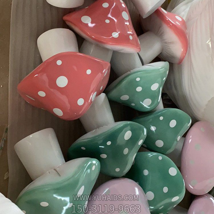 玻璃钢彩绘卡通园林景观蘑菇博鱼网页版