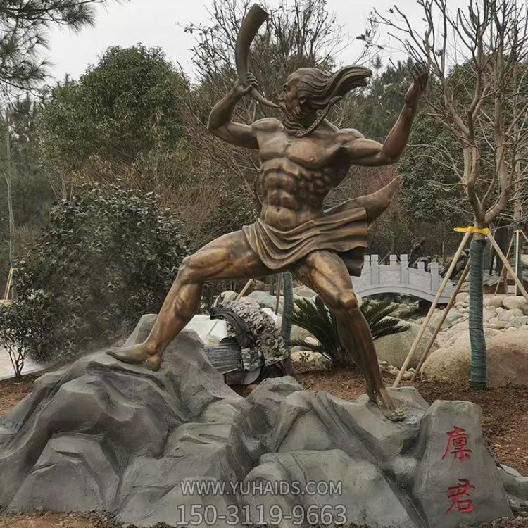 玻璃钢户外园林景观古代人物博鱼网页版