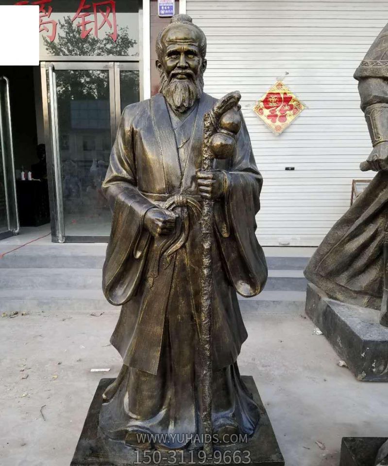 唐代名医漆金孙思邈铜雕博鱼网页版