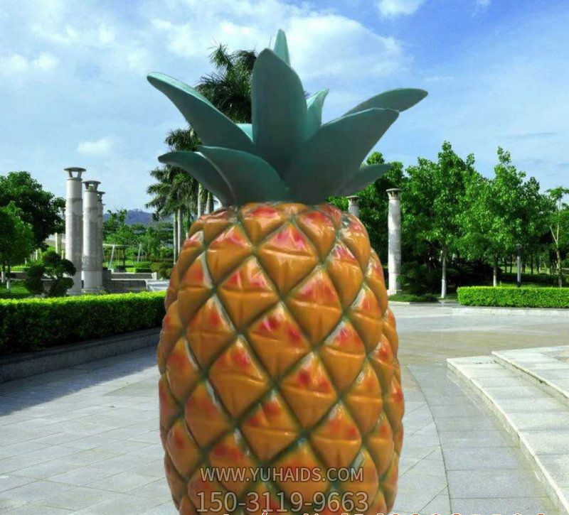 公园玻璃钢菠萝博鱼网页版