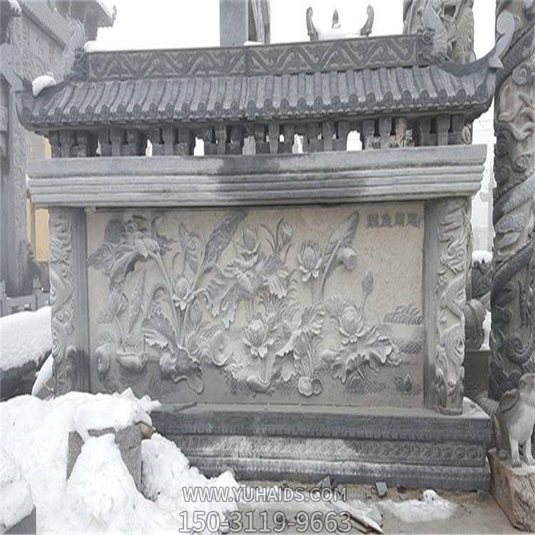 庭院浮雕莲花影壁壁画博鱼网页版