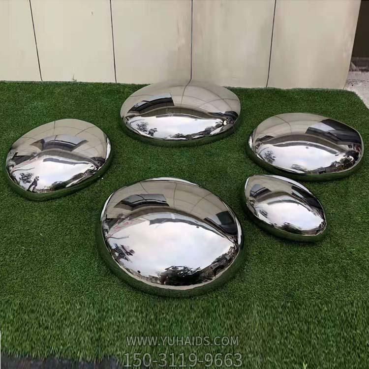 不锈钢镜面大型鹅卵石户外园林摆件博鱼网页版