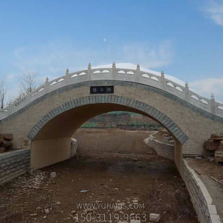 景区河道大型大理石石雕石拱桥博鱼网页版