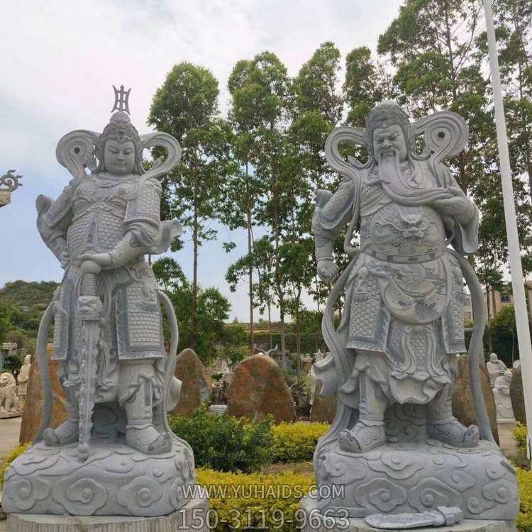 砂岩雕刻 北方多闻天王神像寺庙景点摆放博鱼网页版