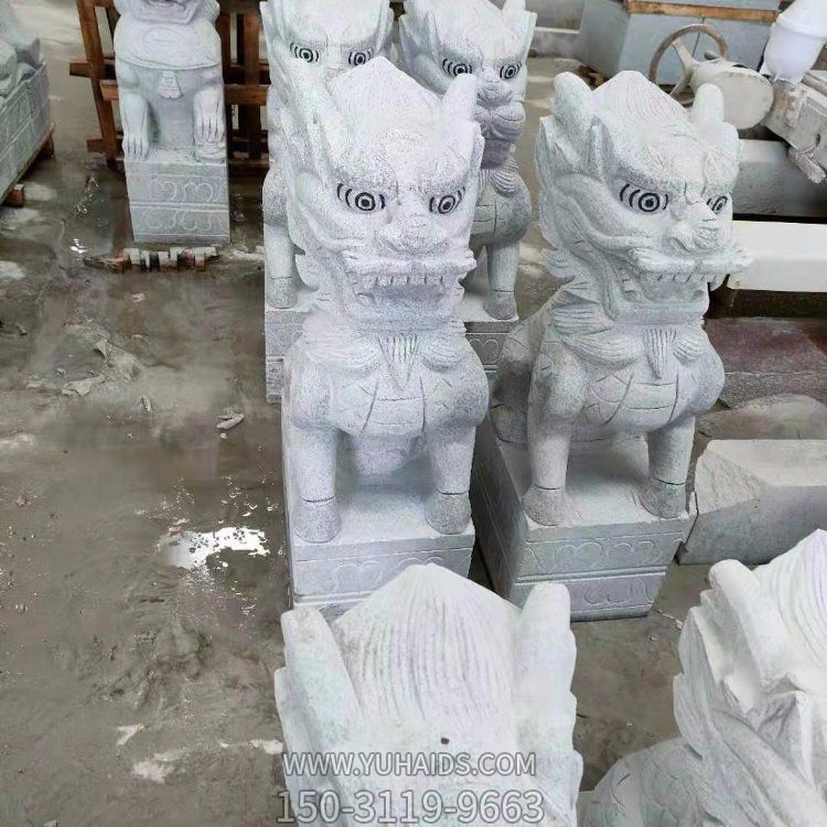 大理石麒麟庭院镇宅招财大门摆件博鱼网页版