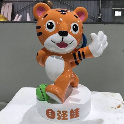 店铺玻璃钢卡通小老虎博鱼网页版