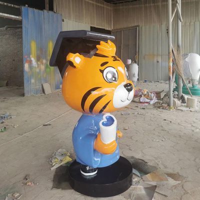 户外公园玻璃钢卡通小老虎博鱼网页版