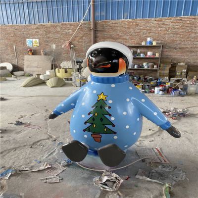 玻璃钢卡通幼儿园创意企鹅博鱼网页版