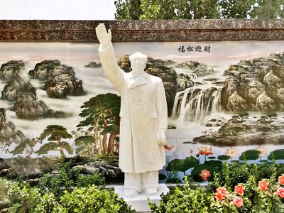 花园汉白玉石雕浮雕挥手的伟大领袖毛泽东博鱼网页版