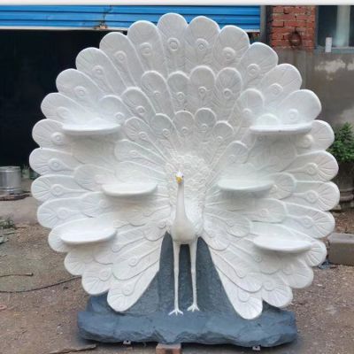 公园景区 玻璃钢仿真孔雀博鱼网页版