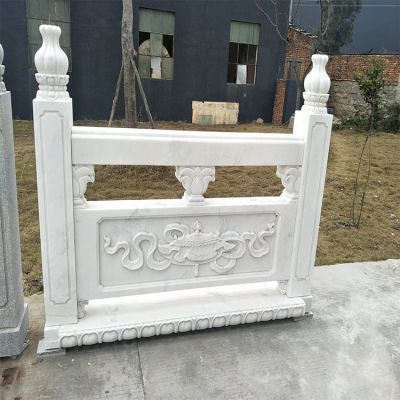 大理石石雕户外园林景观栏板栏杆博鱼网页版