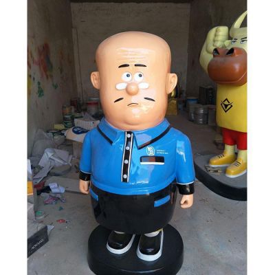 酒店玻璃钢卡通玩偶博鱼网页版 商场美陈装饰博鱼网页版