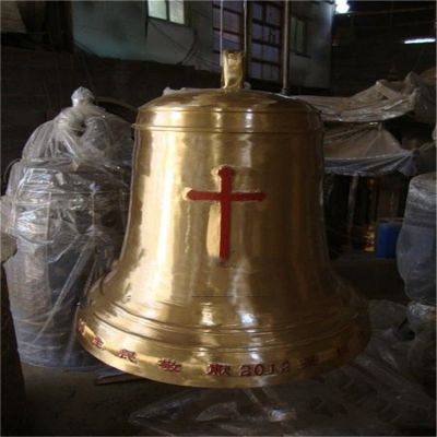 医院小型铸铜喷金烤漆铜摆件