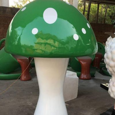 户外园林景观玻璃钢卡通蘑菇博鱼网页版