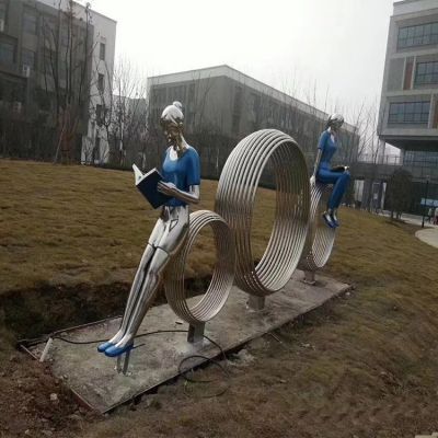园林校园不锈钢金属拉丝圆环博鱼网页版