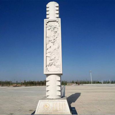 户外广场大型浮雕文化柱博鱼网页版