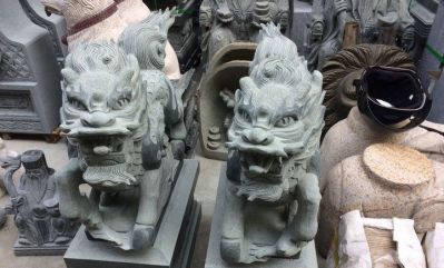 庭院寺庙镇宅大理石石雕麒麟博鱼网页版