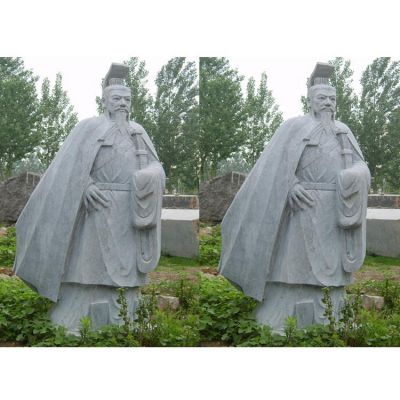 大理石石雕户外园林景观古代人物景观摆件