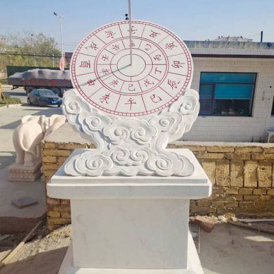 石雕校园文化博鱼网页版摆件古代计时器日晷博鱼网页版