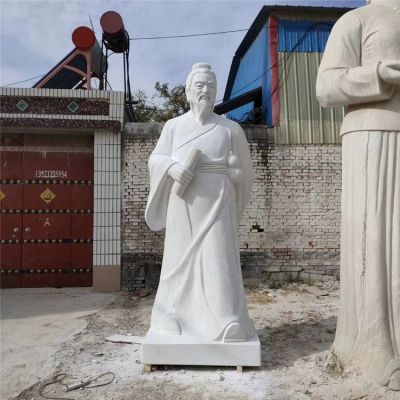 校园石雕古代名人博鱼网页版