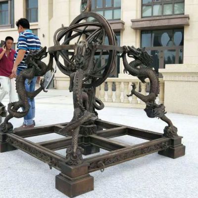 公园校园大型不锈钢仿铜地动仪博鱼网页版