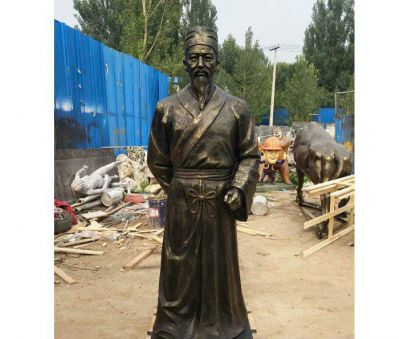 广场玻璃钢仿铜彩绘蜀汉开国皇帝刘备人物博鱼网页版