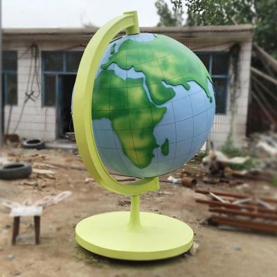 地球仪金属漆不锈钢支架防滑设计加厚大型校园摆件城市广场博鱼网页版