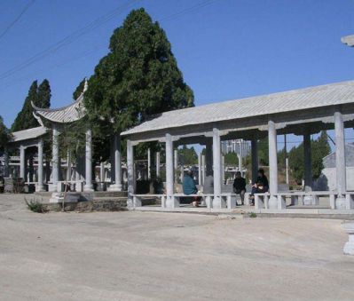 小区广场摆放休息长廊仿古建凉亭装饰摆件