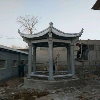 公园户外大理石石雕园林景观大型凉亭博鱼网页版