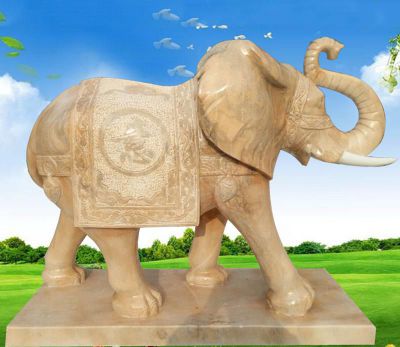 庭院黄蜡石石雕大象博鱼网页版