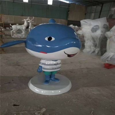 玻璃钢户外园林商场卡通动物摆件