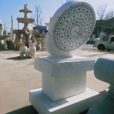 户外广场汉白玉浮雕石雕日晷博鱼网页版