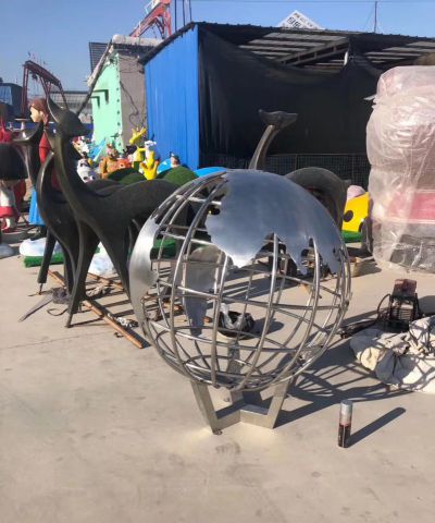 室内不锈钢创意镂空地球仪博鱼网页版