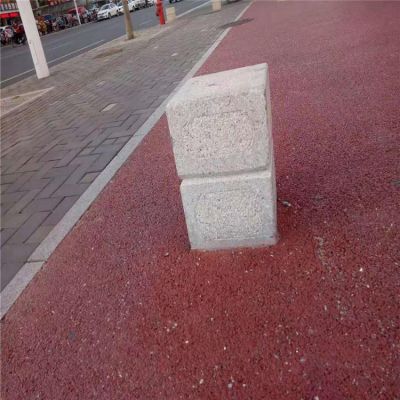 花岗岩挡车圆柱人行道广场路障石墩