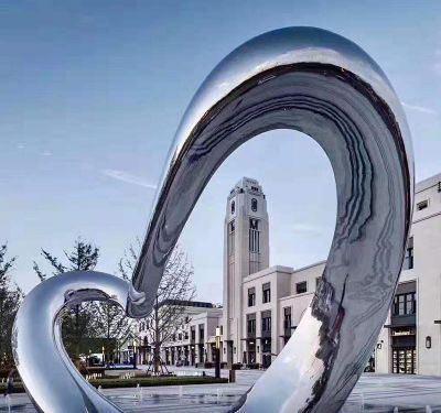 抽象不锈钢镜面个性爱心博鱼网页版