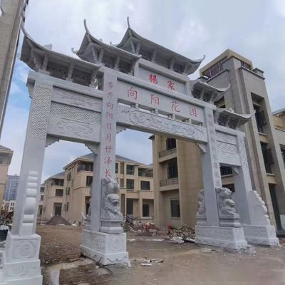 大型大理石石雕牌坊博鱼网页版