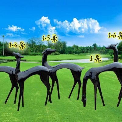 户外园林玻璃钢抽象鹿博鱼网页版