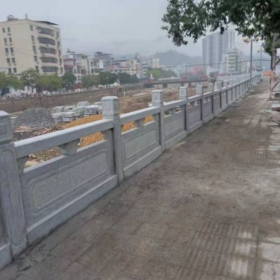 河道城市街道大理石石雕围栏博鱼网页版