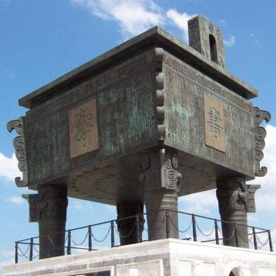 广场大型铸铜仿古做旧园林景观鼎博鱼网页版