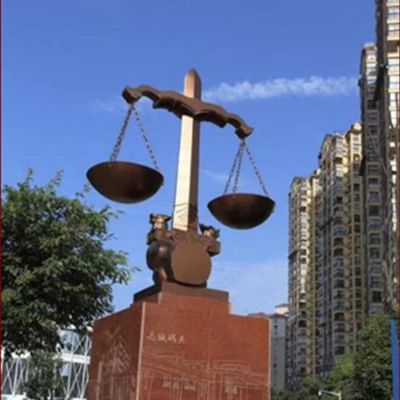 公园广场创意景观不锈钢秤博鱼网页版摆件