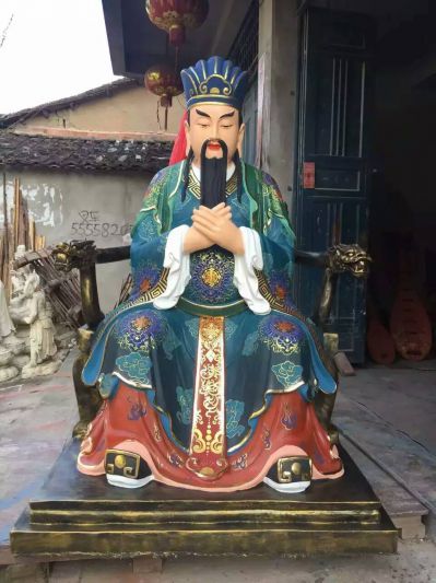 寺庙神佛铜雕彩绘城隍爷博鱼网页版