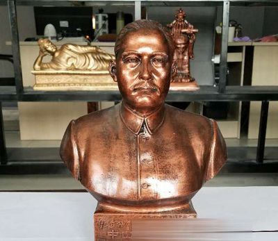 园林广场铸铜孙中山头胸像博鱼网页版