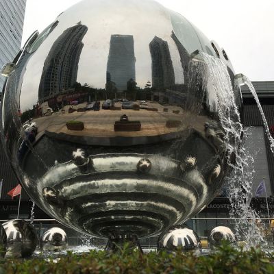 大型广场喷泉流水摆件圆球博鱼网页版