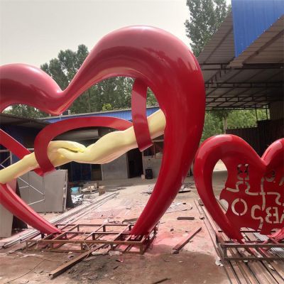 玻璃钢户外园林景观爱心博鱼网页版