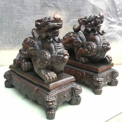 户外景玻璃钢仿真神兽貔貅博鱼网页版