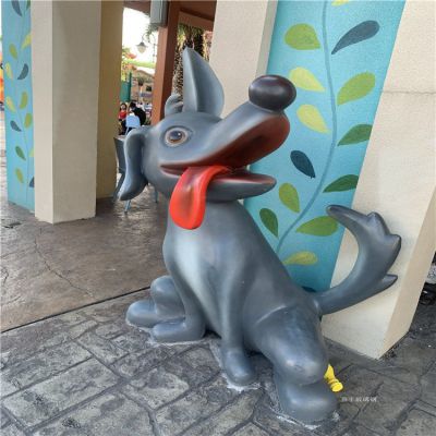 玻璃钢卡通公仔博鱼网页版 游乐园商场主卡通摆件