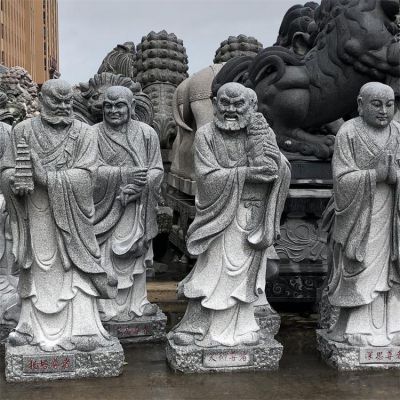 大理石砂石石雕十八罗汉博鱼网页版